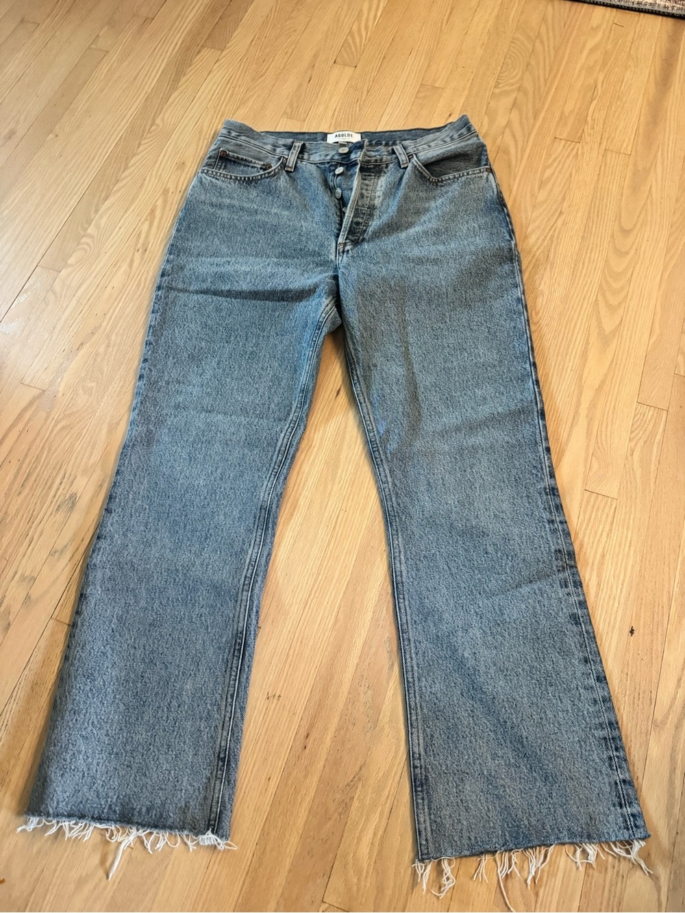 Agolde Women's High-Rise Wide-Leg Jeans size 27